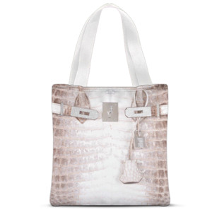 Tas Tote Fullprint Hermes Himalaya Diamond
