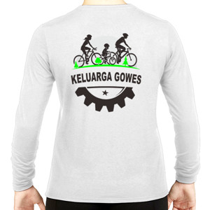 Kaos Kaos Sepeda Keluarga Gowes ( Design Belakang )