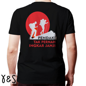 Kaos Pendaki Gunung Hiking Dan Camping Mendaki