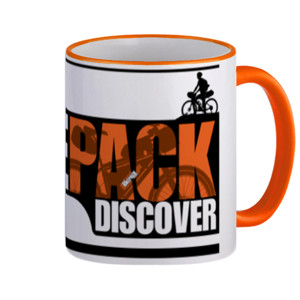Mug Dream Bikepack Discover Orange on Light Color