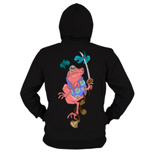Hoodie Zipper DISTRO Collection G_BLACK FOTEVER