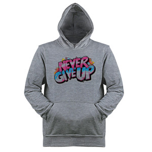 Jaket Hoodie Never Give Up
