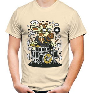 Kaos Jerapah Drummer