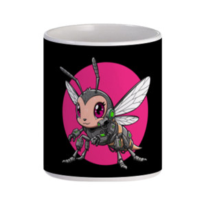 Mug cyberpunk aesthetic