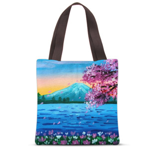 Tas Tote Fullprint Fuji-san