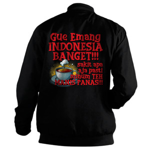 Jaket Bomber Gue Emang Indonesia Banget