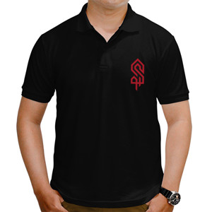 Kaos Polo Andeska Red Logo