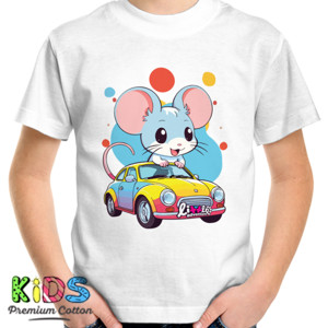 Kaos Anak Lilltle Adventure Tikus Lucu