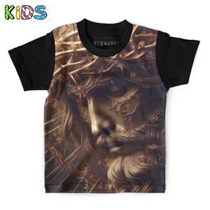Kaos Anak Full-Print Crown of Sacrifice