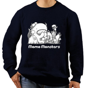 Jaket Sweater Moo Monster