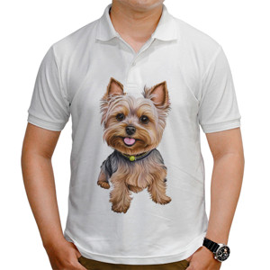 Kaos Polo Kaos Gambar Anjing 453