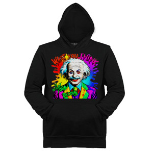 Jaket Hoodie Jaket Hoodie Premium Albert Einstein ft Joker