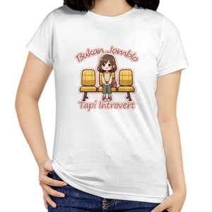 Kaos 005idce Bukan Jomblo Tapi Introvert