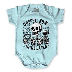 Baby Jumper COFFEE NOW WINE LATER