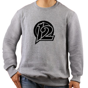 Jaket Sweater Kaos Distro 12 RPM Putih
