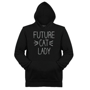 Jaket Hoodie Future Cat Lady Whiskers