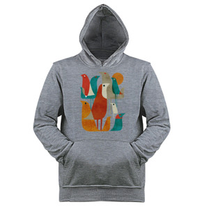 Jaket Hoodie Them Birds