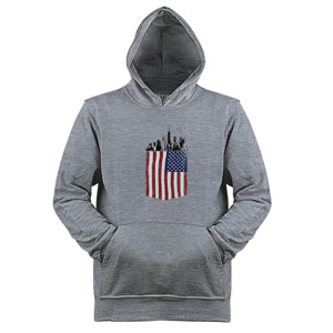 Jaket Hoodie American city pocket