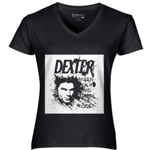 Kaos Dexter Keep Calm and Follow the Code