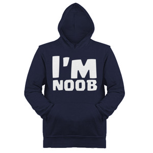 Jaket Hoodie Kaos Noob