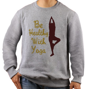 Jaket Sweater Be Healthy With Yoga