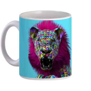 Mug lion of mood