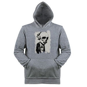 Jaket Hoodie bobblehead_skull
