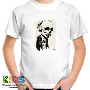 Kaos bobblehead_skull