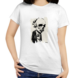 Kaos bobblehead_skull