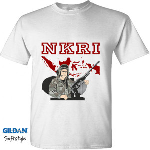 Kaos Baju Tentara dan Kepulauan NKRI