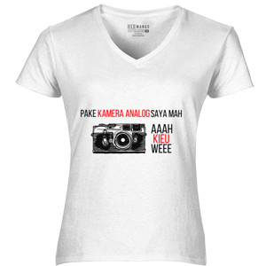 Kaos Pake Kamera Analog