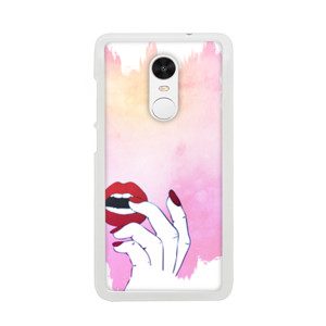 Pink Hand Lips Casing HP