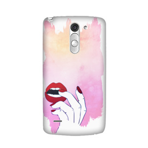 Pink Hand Lips Casing HP