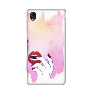 Pink Hand Lips Casing HP