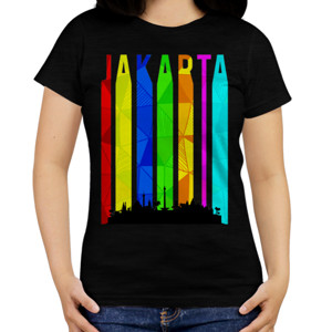 Kaos Vintage Jakarta Skyline