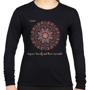Kaos Red Circle Pattern