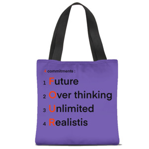 Tas Tote Fullprint Hanya satu di seluruh dunia