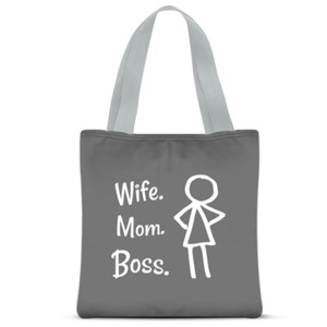 Tas Tote Fullprint Tas Serbaguna - Theme Mom