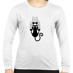 Kaos kaos cat lover pecinta kucing ga mau lepas