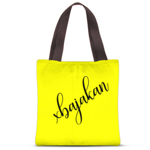 Tas Tote Fullprint xbajakan tas kuning 