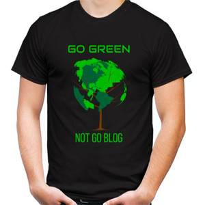 Kaos GO GREEN NOT GO BLOG