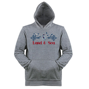 Jaket Hoodie Land & Sea