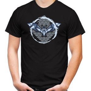 Kaos Abstract Geometric Night Bat