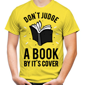 Kaos DONT JUDGE A BOOK BY ITS COVER