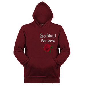 Jaket Hoodie Kaos Go Blind for Love Murah Berkualitas Gift