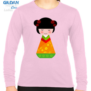 Kaos Japan Girl Caricature 5