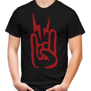 Kaos Horns Up (Merah)