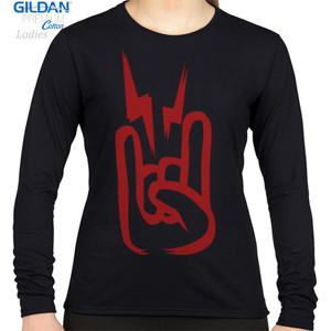 Kaos Horns Up (Merah)