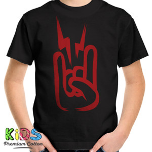 Kaos Horns Up (Merah)