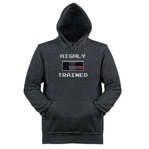 Jaket Hoodie Highly Trained Gamers